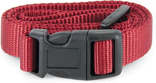 PetSafe 3/4 Replacement Collar Strap with no holes, for PetSafe Bark, Wireless Fence, In-Ground Fence and Pawz Away Collars - Rust/Red