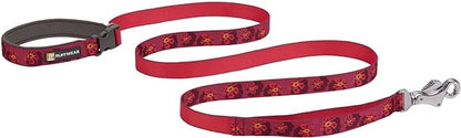 Ruffwear, Flat Out Dog Leash, Adjustable Lead with Padded Handle, Alpenglow Burst