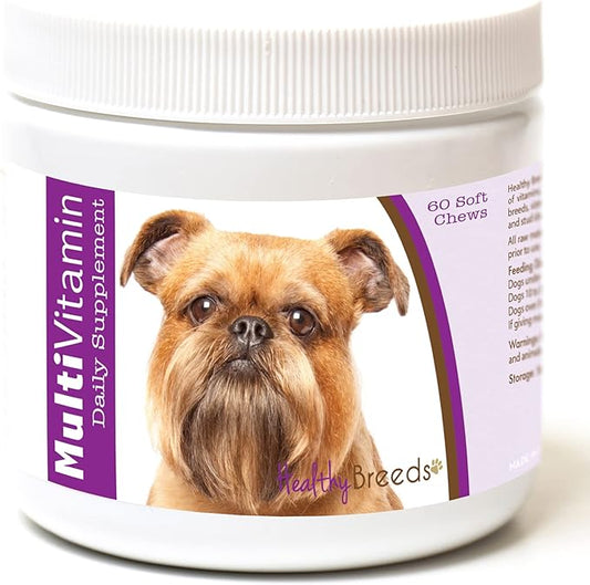 Healthy Breeds Brussels Griffon Multi-Vitamin Soft Chews 60 Count