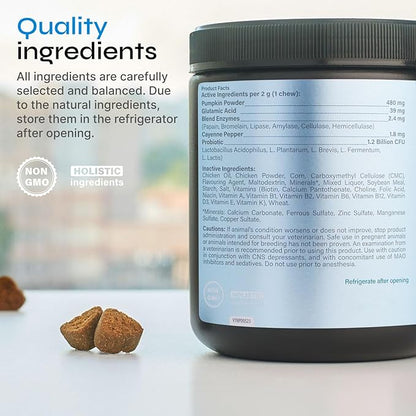 Probiotics for Dogs - Dog Probiotics for Digestive Health - Probiotic Chews for Dogs with Digestive Enzymes - Dog Gut Health Probiotics - Pet Probiotics for Dogs Gut Health Digestive