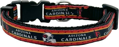 NFL CAT Collar Arizona Cardinals Satin Cat Collar Football Team Collar for Dogs & Cats. A Shiny & Colorful Cat Collar with Ringing Bell Pendant