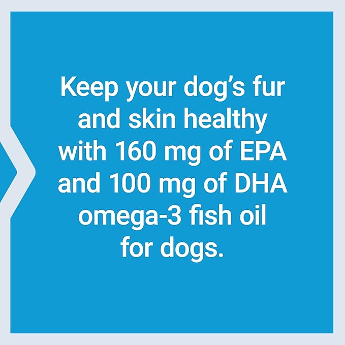 Life Extension Dog Skin & Coat - Dog Food Supplement for Healthy Skin and Coat – Omega-3 Fish Oil for Dogs, Salmon Flavor, No Artificial Colors or Flavors - 90 Soft Chews