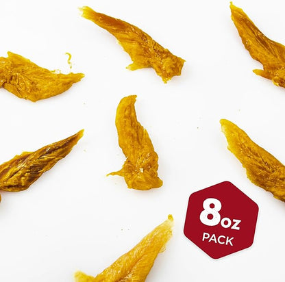 Best Bully Sticks Chicken Breast Dehydrated Dog Treats - Chicken Fillet Treats for Dogs 8 oz. - All Natural High Protein Real Chicken Premium Jerky Dog Chews - Grain Free Dog Treats