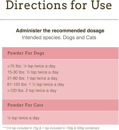 Herbsmith Bladder Care for Cats and Dogs – Maintains Urinary Health for Dogs and Cats – Dog and Cat Kidney Support – 500g Powder