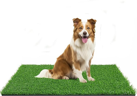 LOOBANI 51in x 32in Grass Pad for Dogs Potty Training Excellent Drainage Artificial Grass Pee Pad for Dogs Turf Fake Grass Potty Easy to Clean Indoor Outdoor