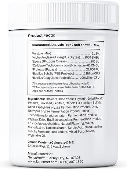 Probiotics for Dogs with Prebiotics and Digestive Enzymes - Allergy Relief