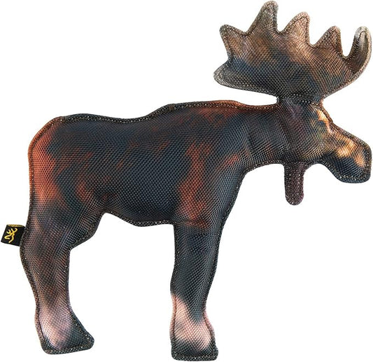 Browning Pet Toys, Durable Dog Toys for Tug and Fetch, Moose Fabric Squeaker Toy