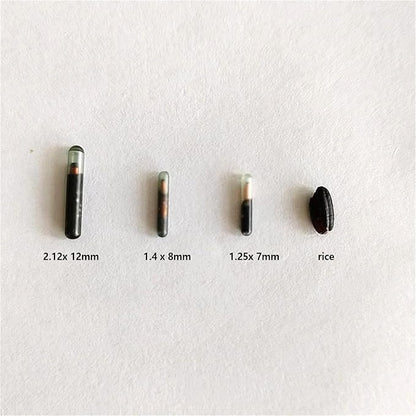 Microchip for Dogs and Cats with 15 Unique ID Numbers for Pet Identification and Registration Online (10 Pack,1.25 mm dia, 7 mm length, 16 Gauge)