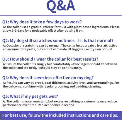 4 Pack Flea Collar for Dogs, 32 Months Flea and Tick Prevention for Dogs, Adjustable Flea and Tick Collar for Dogs Puppies, Waterproof Dog Flea Collar, Natural Dog Flea and Tick Treatment(Blue & Pink)