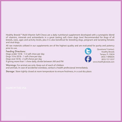 Healthy Breeds Otterhound Multi-Vitamin Soft Chews 60 Count