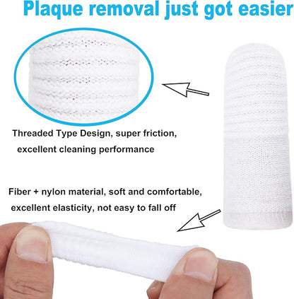 20 PCS Dog Toothbrush Pet Toothbrush Finger Toothbrush cat Toothbrush Washable & Comfortable & Durable 1 Set for 2 Fingers(20)