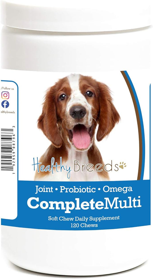 Healthy Breeds Welsh Springer Spaniel All in One Multivitamin Soft Chew 120 Count