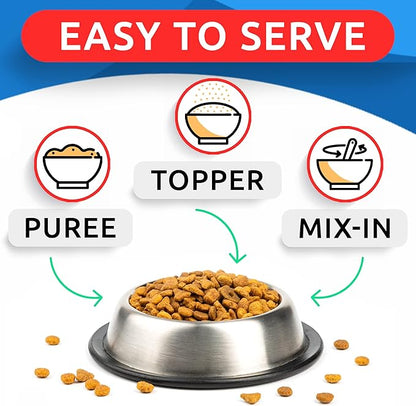 Pumpkin for Dogs - 8oz Powdered Fiber Supplement and Stool Softener - Treat Diarrhea, Constipation, Upset Stomach, Food Sensitivity - Improve Digestion - Made in USA