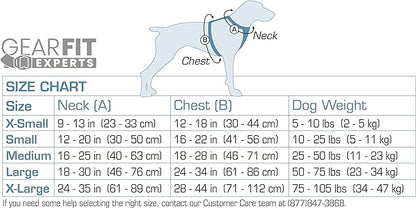 Kurgo Tru-Fit Smart Harness, Dog Harness, Pet Walking Harness, Quick Release Buckles, Front D-Ring for No Pull Training, includes Dog Seat Belt Tether (Blue, X-Small)