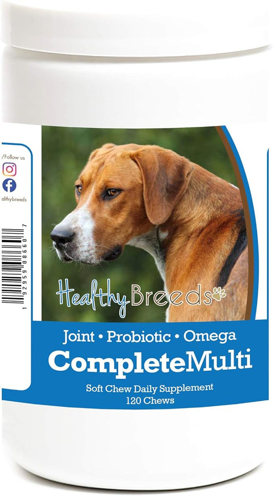 Healthy Breeds English Foxhound All in One Multivitamin Soft Chew 120 Count