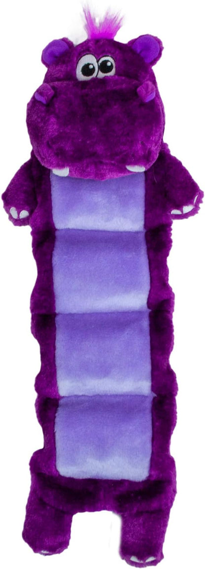 Outward Hound Squeaker Palz Plush Hippo Dog Toy, XL