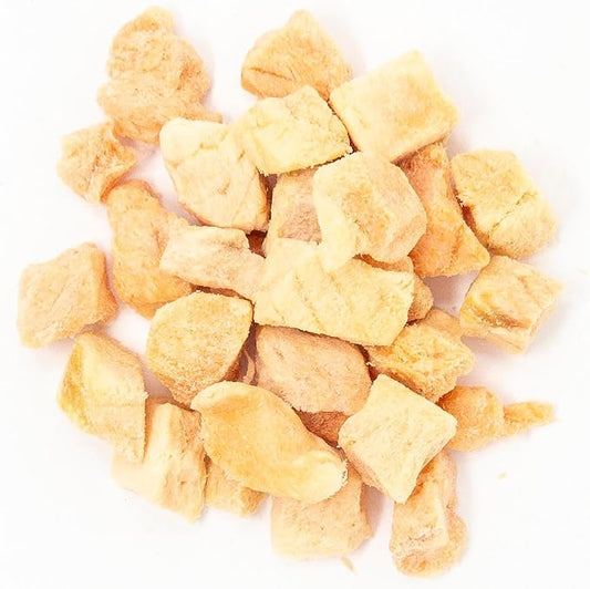 hotspot pets Freeze Dried Salmon Treats for Cats & Dogs -Made in USA-1LB BIG BAG -Resealable-Single Ingredient All Natural Grain-Free- Perfect for Training, Topper or Snack (Salmon Poke)
