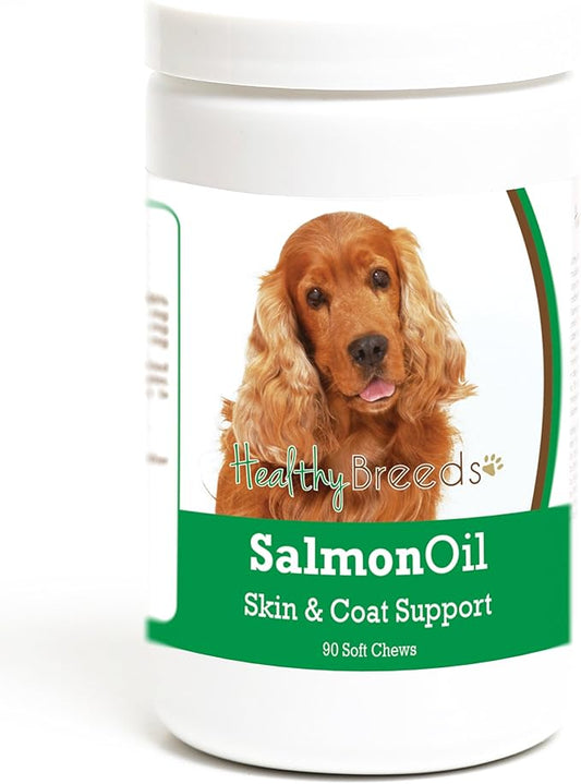 Healthy Breeds Cocker Spaniel Salmon Oil Soft Chews 90 Count