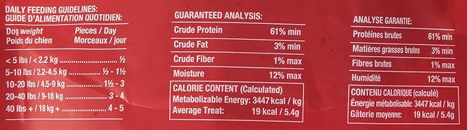 PureBites Chicken Jerky Dog Treats, 1 Ingredient, Made in Canada, 11.3oz