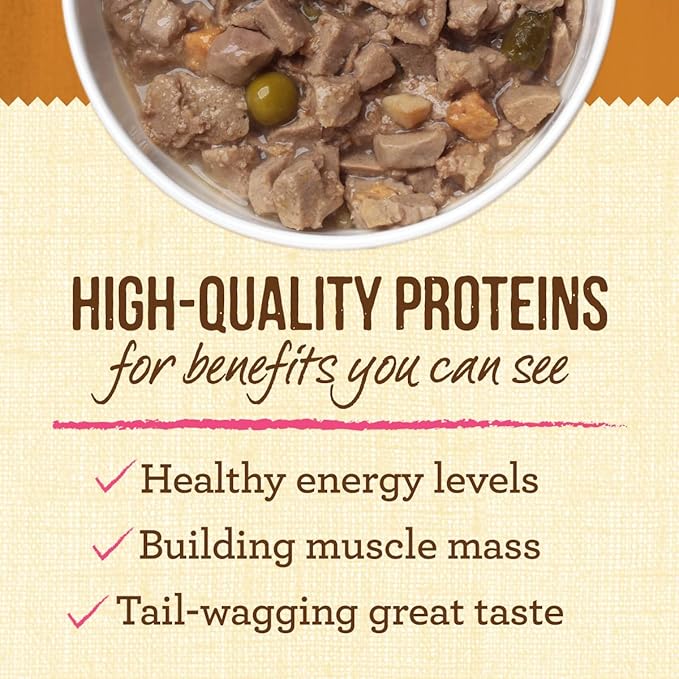 Merrick Lil’ Plates Premium Grain Free Natural, Soft Wet Dog Food For Small Dogs, Tiny Thanksgiving Day Dinner - (Pack of 12) 3.5 oz. Tubs