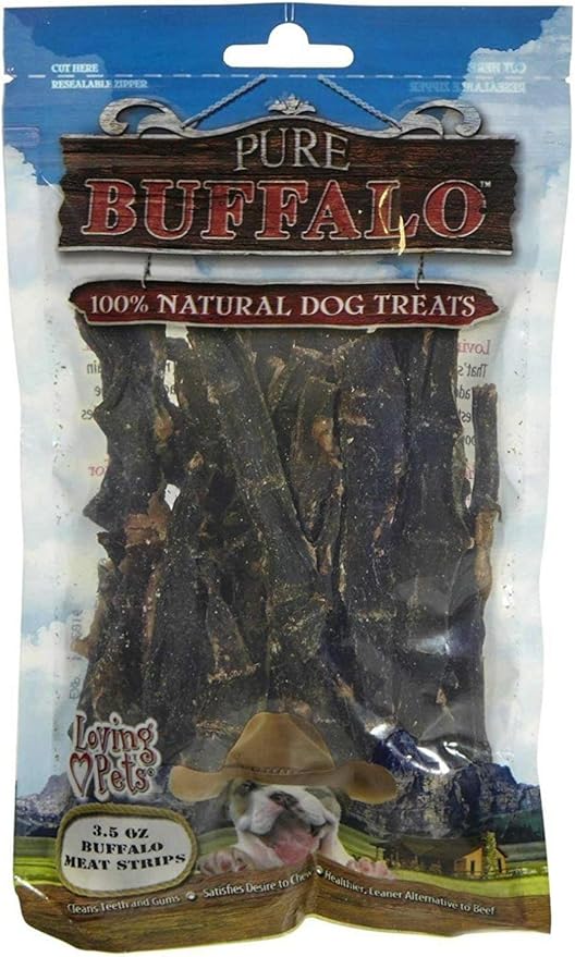 Loving Pets Pure Buffalo Beef Jerky Size:Pack of 6