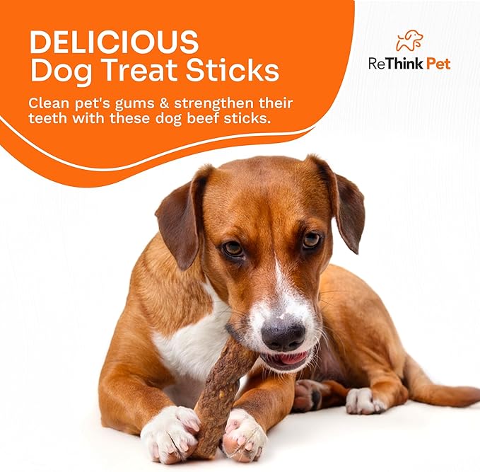 Premium Crunchy Bully Sticks - Natural Dog Chews and Training Treats for Dogs - 4 pcs