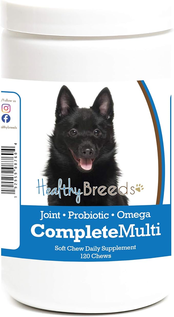 Healthy Breeds Schipperke All in One Multivitamin Soft Chew 120 Count