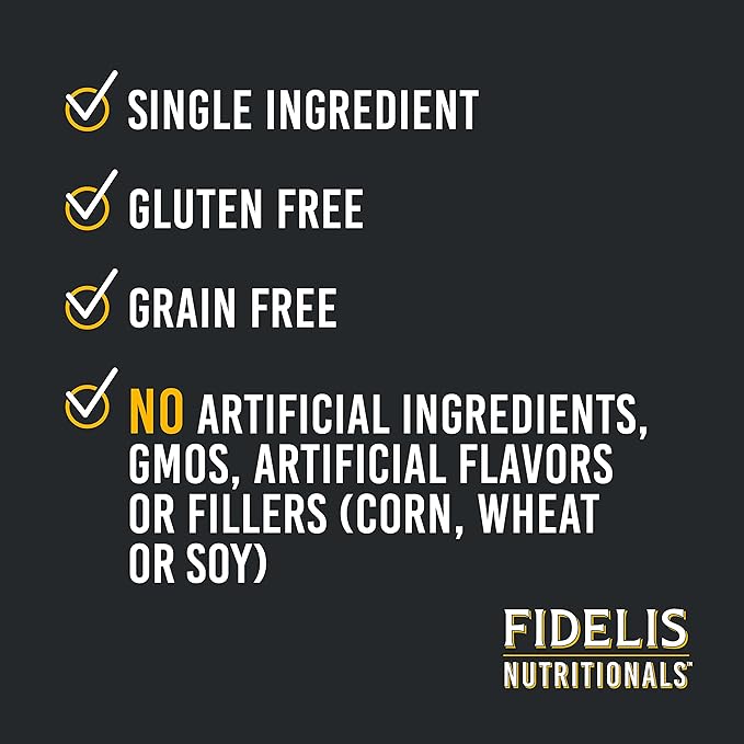 FIDELIS Freeze Dried Dog Treats for Large & Small Dogs - Made with USA Raw Chicken Liver, Single Ingredient, Grain-Free, Gluten-Free (4 oz)