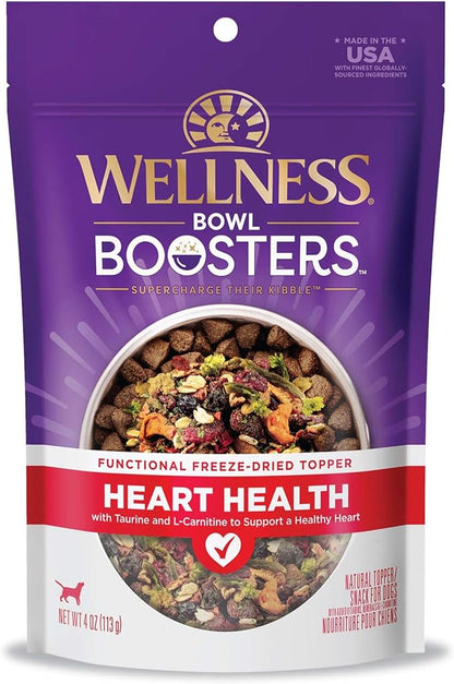 Wellness CORE Bowl Boosters Heart Health Dog Food Topper, 4 Ounce Bag