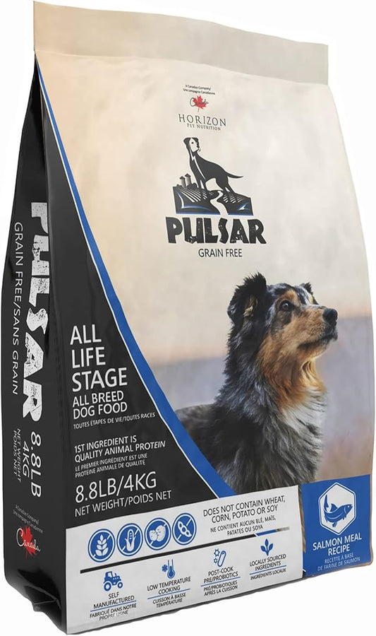 Pulsar Grain Free, Non GMO, Meat Dense All Life Stage Dry Dog Food, 8.8 lb, (PF4)