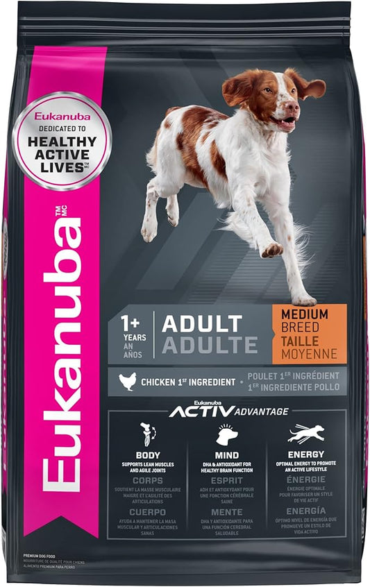 Eukanuba Adult Medium Breed Dry Dog Food, 5 lb. bag