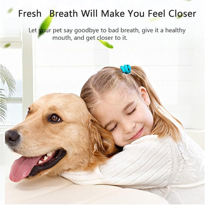 5Pcs Cat Dog Toothbrush Kit 360 Degree Dog Tooth Brush Suitable for All Cats and Dogs Dental Care Meet All Cleaning Needs, Multi-Functional Dental Cleaning