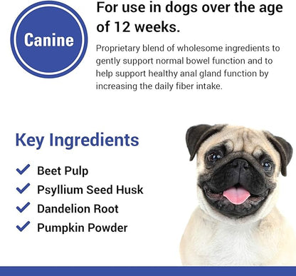 Vet Classics No Scoot Dog Supplements for Healthy Anal Gland Function – Support Normal Bowel Functions, Anal Glands – Increases Daily Fiber Intake for Dogs – 65 Soft Chews