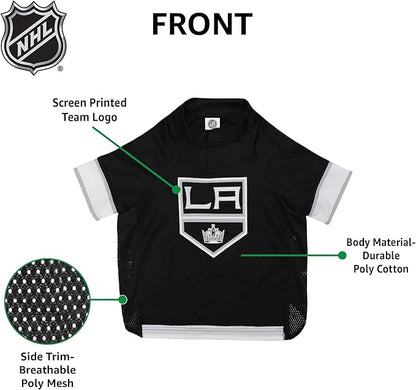 Pets First NHL Los Angeles Kings Jersey for Dogs & Cats, Medium. - Let Your Pet Be A Real NHL Fan!