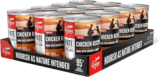 ORIJEN™ Chicken Recipe Pâté with Liver Wet Dog Food (Case of 12)