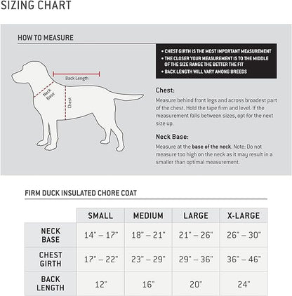 Carhartt Firm Duck Insulated Dog Chore Coat, Deep Wine, Large