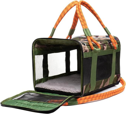 ROVERLUND Airline-Compliant Pet Carrier | includes Leash | Suitable for Pets up to 20lbs