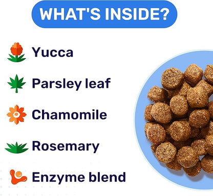 No Poo Chews for Dogs - Coprophagia Stool Eating Deterrent for Dogs - Poop Eating Deterrent & Prevention - Probiotics & Digestive Enzymes Chewable Remedy