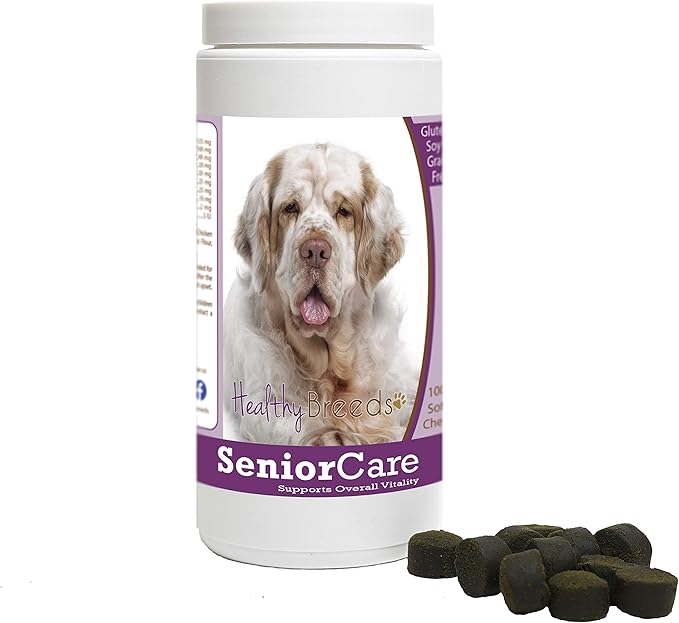 Healthy Breeds Clumber Spaniel Senior Dog Care Soft Chews 100 Count