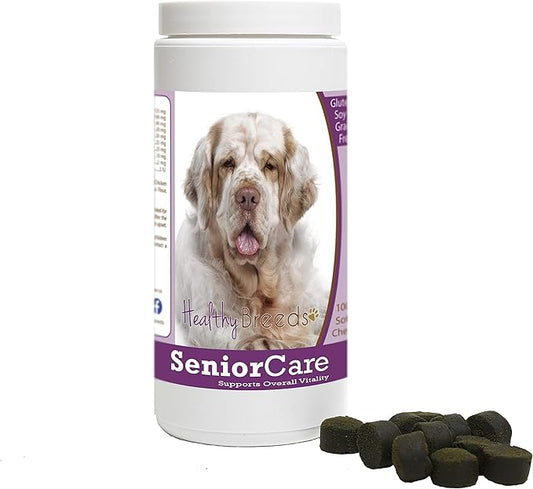 Healthy Breeds Clumber Spaniel Senior Dog Care Soft Chews 100 Count
