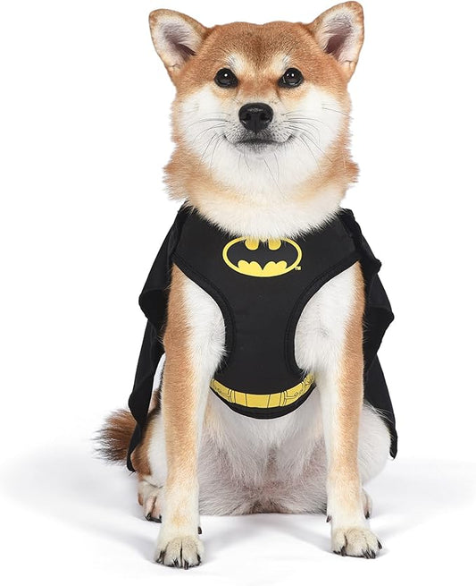 DC Comics for Pets Batman Dog Harness, Medium | Soft and Comfortable No Pull Harness for Dogs, Dog Batman Costume | Cute Dog Harness, Dog Halloween Costume, Batman Harness, Puppy Harness, Pet Harness