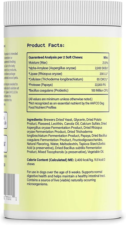 Probiotics for Dogs- Dog Probiotics for Digestive Health, Support Gut Health, Diarrhea, Digestive Health & Seasonal Allergies, 90 Count 2 Billion CFUs