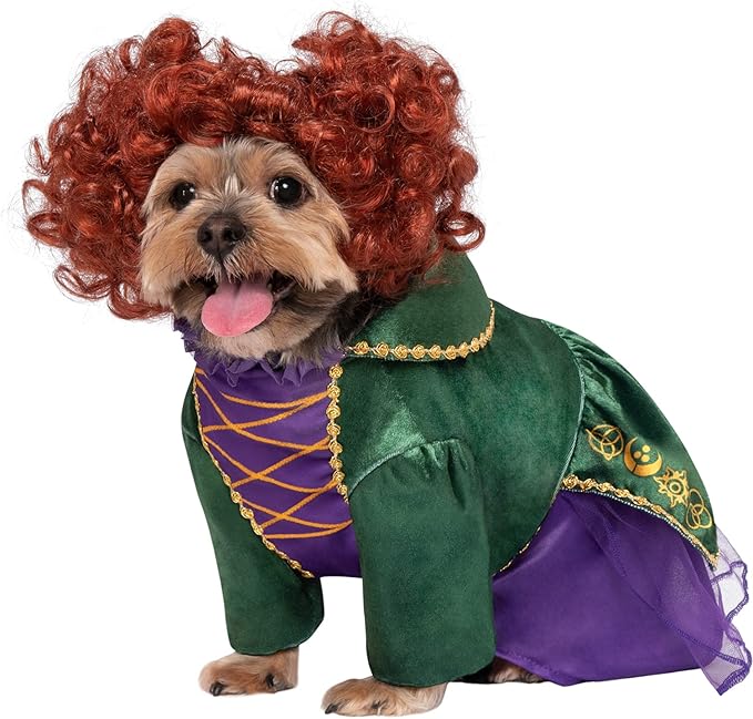Rubie's Disney Hocus Pocus Winifred Sanderson Pet Costume, Small As Shown