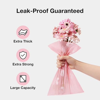 VETRESKA Lavender Scented Dog Poop Bags, Leak Proof, Extra Thick and Large Dog Waste Bags for Dog Walking and Cat Litter, 36 Refill Rolls, 540 Bags, Pink