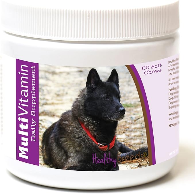 Healthy Breeds Norwegian Elkhound Multi-Vitamin Soft Chews 60 Count