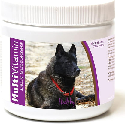 Healthy Breeds Norwegian Elkhound Multi-Vitamin Soft Chews 60 Count