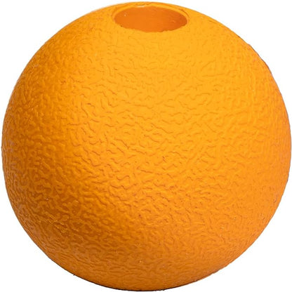 Amazon Basics Rubber Fetch Toy Dog Balls, 3-Inch, 2-Pack, Blue, Orange