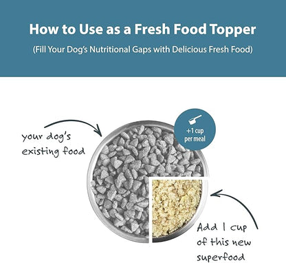 JustFoodForDogs Pantry Fresh Wet Dog Food, Complete Meal or Dog Food Topper, for Sensitive Stomachs, Balanced Remedy Human Grade Dog Food Recipe - 12.5 oz (Pack of 12)