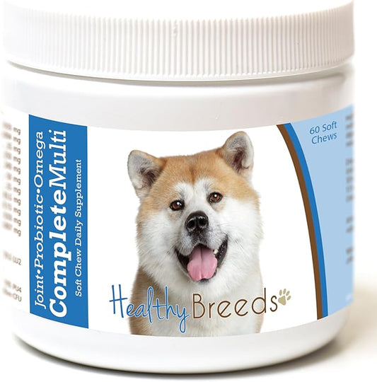 Healthy Breeds Akita All in One Multivitamin Soft Chew 60 Count