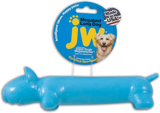 JW Pet Company Megalast Long Dog Dog Toy, Large (Colors Vary)